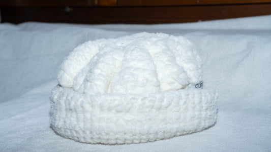 Fluffy white