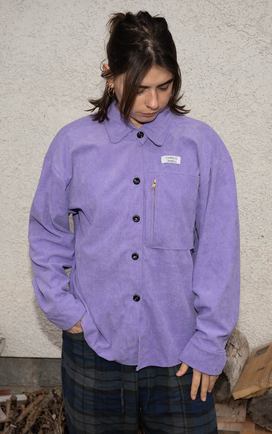 Corderoy  Shirt Purple