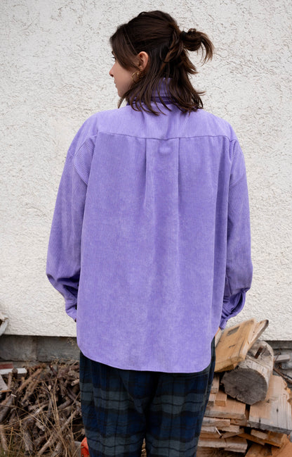 Corderoy  Shirt Purple