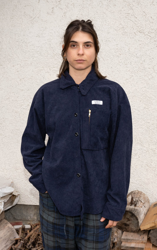 Corderoy Shirt blu