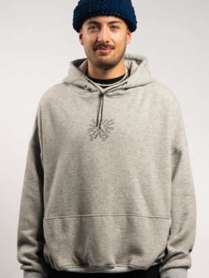 solar being hoodie grey